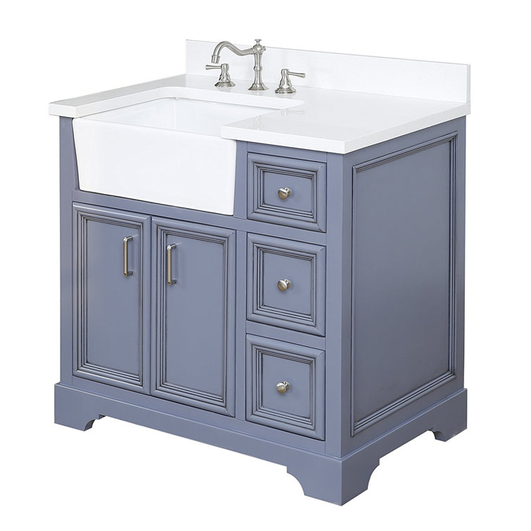 Sand & Stable Emiliano 36" Single Bathroom Vanity Set & Reviews Wayfair